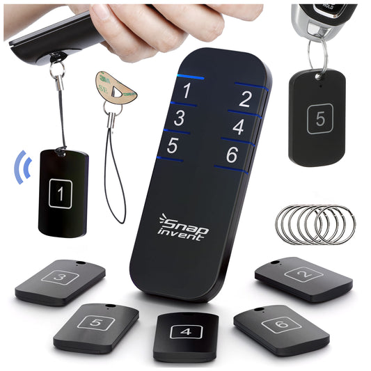 Key Finder Tag trackers - Beeper Locator to Find TV Remote Control, Keys, Purse, Pets - Quick Finder Tracker Tags - Find Your Belonging Items Quickly