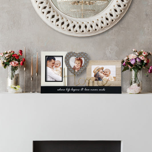 Photo Frame 4X6" - heart shape ‘I belong to you, you belong to me’ Posters - Wooden Wall Art Décor 3D Picture Shadow box frame, New Home Décor, Gift for loved one, Gift for friend