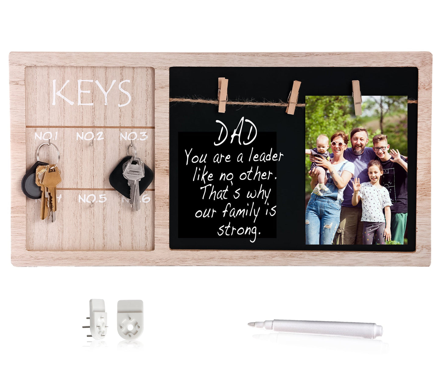 Picture Frame Key Holder - Wall Keychain Holder | Snapinvent.com ...