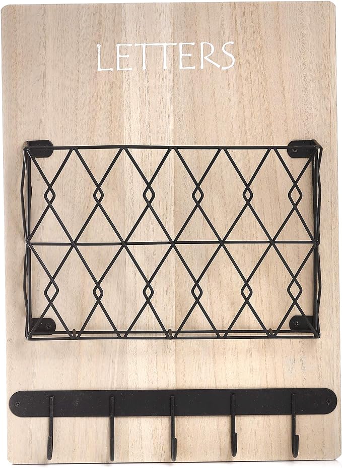 Mail And Key Holder – Key Mail Organizer Decor Living Room, Bedroom ...